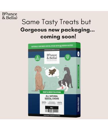 Bounce and Bella Chicken Beef Green Tea Dog Sticks | Natural Healthy Treats | 5 Pack for Dogs & Puppies (8 Weeks+) - Buy Online on GoSupps.com