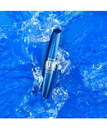 Avon Cosmetics Ltd Avon Ultra Volume Waterproof Mascaara Blackest Black with exclusive amplifibre technology for the full volume of eyelashes that lasts all day 10 ml - Buy Online on GoSupps.com