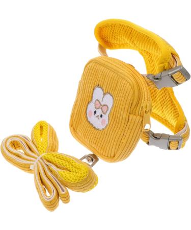 Balacoo 3pcs Pet Backpack Doggie Backpack Pet Saddle Bag Puppy Backpack Harness Chain Ring Hedging - Buy Online on GoSupps.com