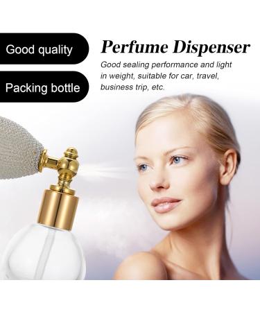 Beaupretty Vintage Glass Spray Bottles - 10ML Refillable Perfume Bottles for Women | Clear Crystal Makeup Bulb | Portable Nebulizer - Buy Online on GoSupps.com