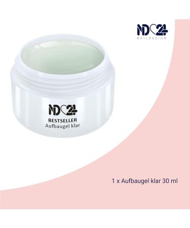 Builder Gel Clear Thick Viscosity - Premium UV Nail Gel 30ml | Made in Germany - Global Shipping - Buy Online on GoSupps.com