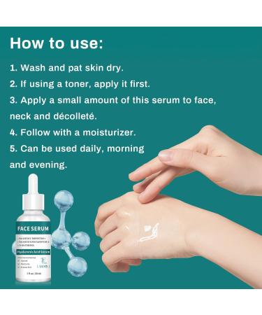 3 Pack Hyaluronic Acid Serum with Peptides - Optimal Hydration & Skin Balance | 1fl.oz (30ml Each) - International Shipping Available - Buy Online on GoSupps.com