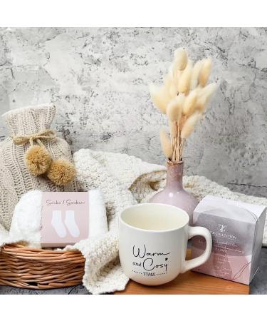 Christmas Gift Set for Her - Hot Water Bottle, Hot Chocolate Mug, Marshmallows & Candy Canes - Buy Online on GoSupps.com