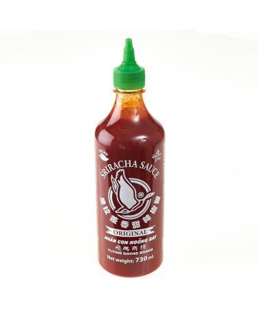 Flying Goose Sriracha Chilli Sauce 730 ml - Vegan Gluten Free Spicy Large Bottle | Asian Foodies UK TM - Buy Online on GoSupps.com