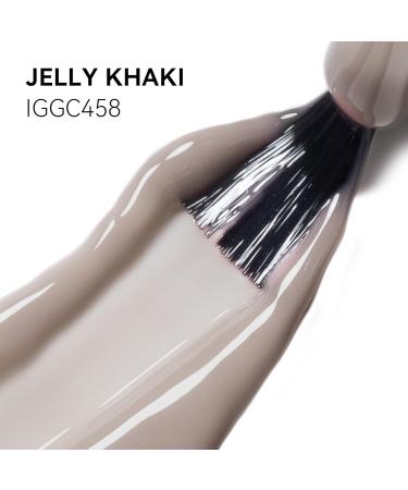 MEGIOR Jelly Khaki Gel Nail Polish 15ML Jelly Grey Gel Polish 1PC Nail Polish Gel Soak Off UV Gel Polish Translucent Color Neutral Gel Polish for Nail Art Manicure DIY at Home - Buy Online on GoSupps.com