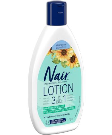 Nair 3-In-1 Hair Removal Lotion for Sensitive Skin with Sunflower Seed Oil 175-ml - Buy Online on GoSupps.com