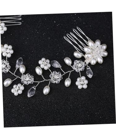 FRCOLOR Set of 2 Bridal Headpieces Hair Accessories Hair Clips Hair Pins Combs Hairdressing Comb Bridal Wedding Hair Comb Hair Combs Side Hair Comb Tiara Bridal Comb Headpiece Hairpin - Buy Online on GoSupps.com