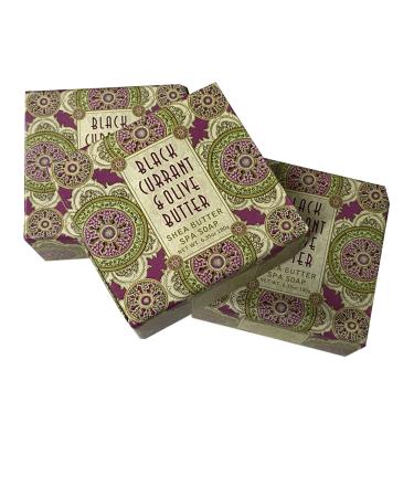Greenwich Bay - 6oz Botanical Shea Butter - 3 Bar Soaps - Black Currant & Olive Butter