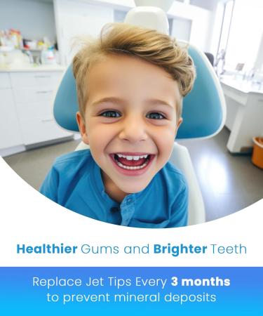 Replacement Tips for Waterpik Water Flosser - 6 Classic Jet Tips Compatible Replacement Heads for Oral Irrigator - Buy Online on GoSupps.com