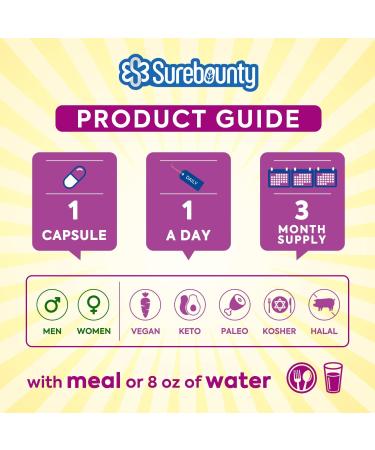 Surebounty Organic Milk Thistle 9000mg with 80% Silymarin - Liver Cleanse Detox - 90 Veggie Caps - Buy Online on GoSupps.com