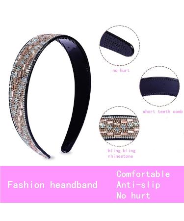 Cutewing 4PCS Rhinestone Headbands for Women - Crystal Bling Hair Accessories - Buy Online on GoSupps.com
