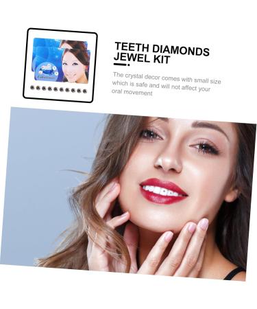 Minkissy 10 Packs Self-Adhesive Tooth Jewelry | Acrylic Crystals & Diamond Decor for Teeth | Unique Accessories for Stunning Smile - Buy Online on GoSupps.com