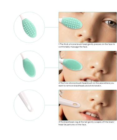 LUTER 6pcs Silicone Exfoliating Lip Brush | Double-Sided Cleaning Tool for Smooth Skin | Assorted Colors - Buy Online on GoSupps.com