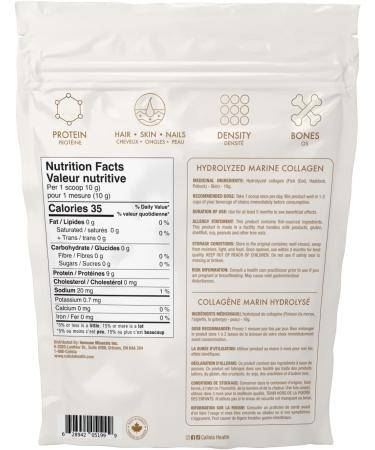 Calisla - Marine Collagen Powder - Hydrolyzed Marine Collagen Peptide Powder With Type I II III IV - Unflavored Collagen Marine Powder With 9g of Protein - Nova Scotian Wild Caught Fish - Buy Online on GoSupps.com
