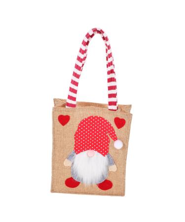 Alipis Christmas Bag Christmas Burlap Bags Xmas Handbag Christmas Bags Drawstring Bag Shopping 1 count (Pack of 1) Picture 3