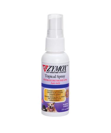 Pet King Brands Zymox Pet Spray with Hydrocortisone, 2-Ounce 2 oz