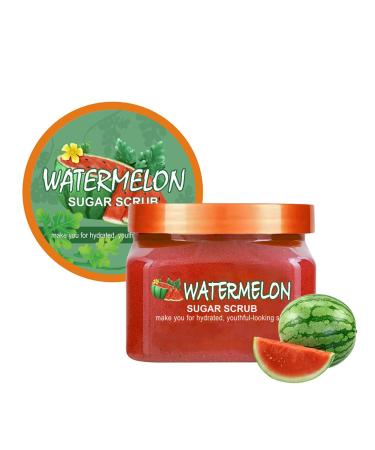 Facial Scrub Watermelon Shea Sugar Scrub Ultra Hydrating and Exfoliating for Nourishing Essential Body Care Improves Acne Scars Blackheads Pore Size and Skin Texture