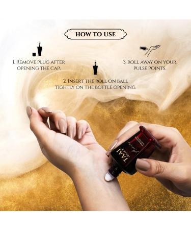 Bella Vi.ta Luxury TAAJ Gold Oud Attar with Caramel Rose Jasmine & Orris for Men and Women Non-Alcoholic Roll On Long Lasting Fragrance 12 ML (Wood) - Buy Online on GoSupps.com