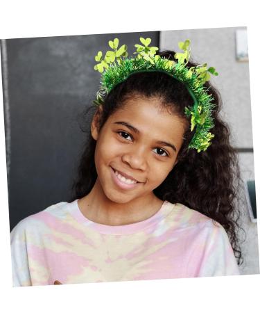 LIFKOME 1 Set Irish Festival Decoration Green Headband Green Shamrock Headband for Girl Green Shamrock Wristbands Cute Headband Green Shamrock Hair Accessories Festival Headband - Buy Online on GoSupps.com