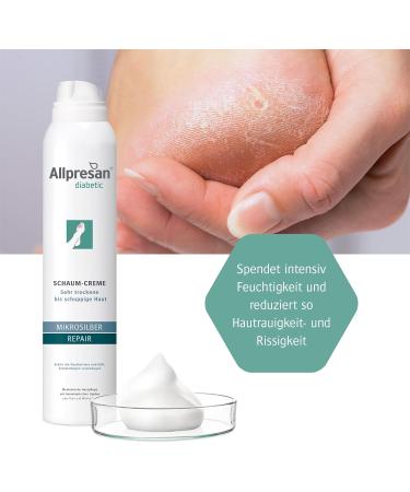  Allpresan Allpresan Pack of 3 Micro-Silver Diabetic Cream + Repair Cream with Micro-Silver for Very Dry to Flaky Skin for Diabetes Mellitus 200ml - Buy Online on GoSupps.com