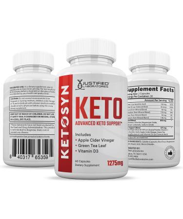 (3 Pack) Ketosyn Keto ACV Pills 1275MG Keto Support Blend Capsule Alternative to Keto ACV Gummies Formulated with Apple Cider Vinegar Extra Virgin Olive Oil Powder Green Tea Leaf 180 Capsules - Buy Online on GoSupps.com