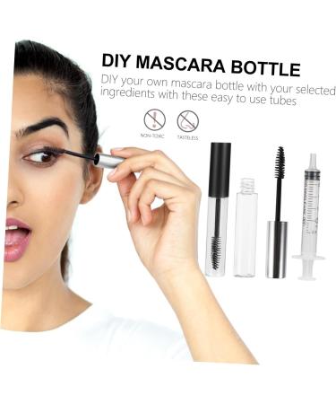 Beatifufu 12pcs Mascara Tube Eyelash Wand Eyelash Cream Tube Eyelashes Kit Lengthening Mascara Clear Plastic - Buy Online on GoSupps.com