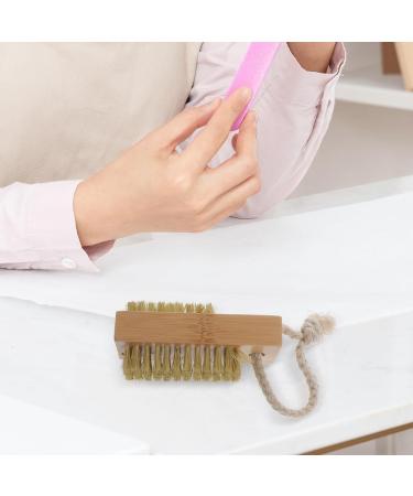 Beavorty Nail Cleaning Brush Handle Grip Fingernail Brush Nail Scrubbing Brush Manicure Pedicure Tool for Men Women - Buy Online on GoSupps.com