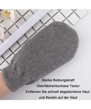 6 Pieces Exfoliating Peeling Gloves - Daily Skin Care Shower & Bath Body Gloves - Buy Online on GoSupps.com