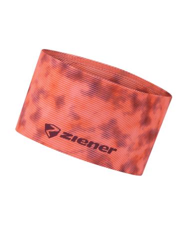 Ziener children's IMMRE headband/Powerstretch breathable pink stripe print S