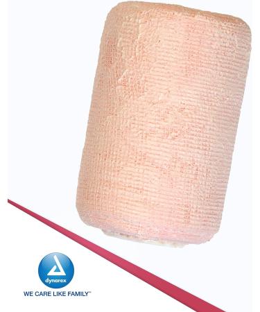 Dynarex Unna Boot Bandage - Customized Compression for Leg Ulcers - Calamine Treatment - Soft Cast - 3x10 yds - 1 Pack - Buy Online on GoSupps.com