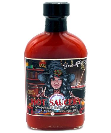 Hot Saucery Flavor Factory Mild Hot Sauce Gluten Free Vegan NON-Vinegar base 220 ml bottle (Pack of 1)