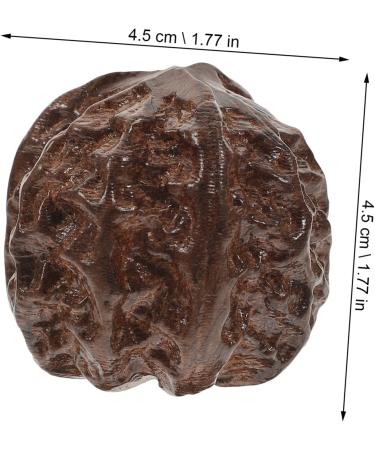 Magiclulu Vintage Peach Figure Carve - Handcrafted Wenwan Wood Carvings | Unique Solid Wood Mini Statue for Home Decor - Buy Online on GoSupps.com