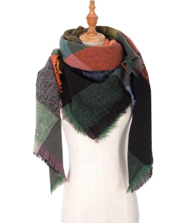 Luxurious Women's Triangular Cashmere Scarf | Warm Autumn Wrap - Elegant & Large Size - Buy Online on GoSupps.com