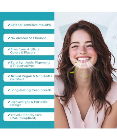 Dincherbel Travel Mouthwash Packets (60 Count) - Alcohol & Fluoride Free Natural Mint Mouth Wash - TSA Approved Individual Packets - Portable Leak-Proof Sachets for Bad Breath Gum Health & Dry Mouth - Buy Online on GoSupps.com