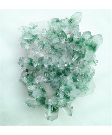 Natural Beautiful Specter Quartz Crystal Cluster Green Ghost Crystal Stone Cluster Reiki 300-400g Decoration Gift Stone Mineral Specimen - Buy Online on GoSupps.com