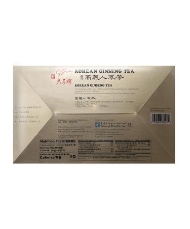 Prince of Peace Korean Ginseng Tea 100 Sachets + Industry Coffee Spoon | 100 Count Box - Buy Online on GoSupps.com
