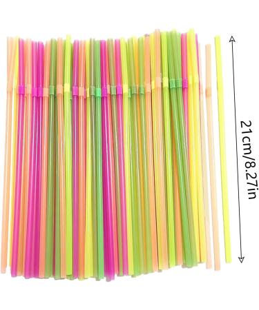 Drinking Straws | Flexible Cocktail Bachelorette Drinking Straws Colorful Flexible Drink Straws Supplies for Bridal Shower Gatherings - Buy Online on GoSupps.com