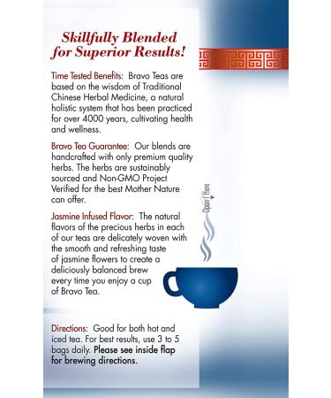 Bravo Tea Healthy Eyes - Caffeine Free Herbal Tea | 20 Tea Bags - Buy Online on GoSupps.com