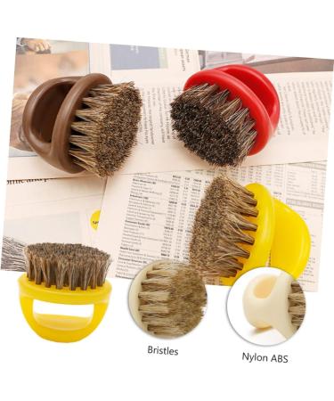 Beavorty 4-Piece Beard Brush Set | Salon Quality Manes & Shaving Tools for Beard Balm & Razor - Ideal for Grooming & Styling - Buy Online on GoSupps.com