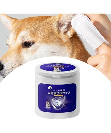 Qialexicon Pet Mouth Cleaning Wipe Dog Oral Cleaner Wipe Disposable Reducing Tartar Dogs Oral Cleaning Wipe for Dogs Pet Puppy 40 Sheet in Box - Buy Online on GoSupps.com