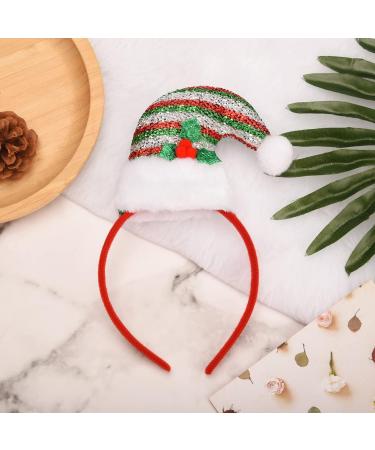 NAUZE 3 Pieces Elf Headband Christmas Headbands Elf Headwear Hair Hoops for Christmas Holiday Parties Photos Booth Gifts - Buy Online on GoSupps.com