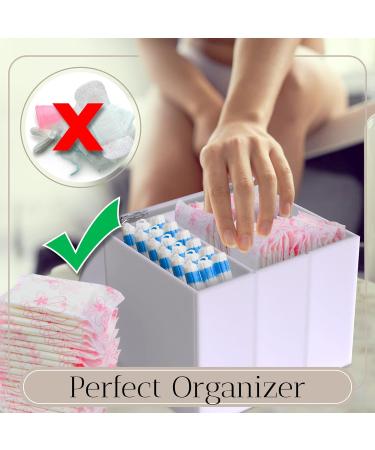 Flow Box Co. Tampon Organizer | Stylish Bathroom Accessories & Feminine Product Holder - Buy Online on GoSupps.com