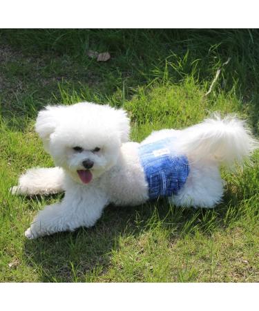 JoyDaog Jean Belly Bands for Small Dogs - Reusable Diapers XS (7-9 Waist) - 3 Pack - Buy Online on GoSupps.com