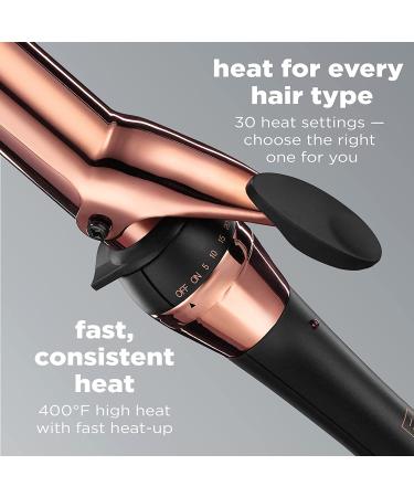 INFINITIPRO BY CONAIR Rose Gold Titanium 1 1/4-Inch Curling Iron  1  inch barrel produces loose curls  for use on medium and long hair Curling Iron 1.25-Inch Black - Buy Online on GoSupps.com
