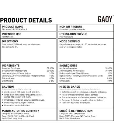 GAOY Matte Gel Top Coat for Gel Nail Polish 16ml No Wipe Matte Finish for Long Lasting UV Gel Nail Art DIY - Buy Online on GoSupps.com