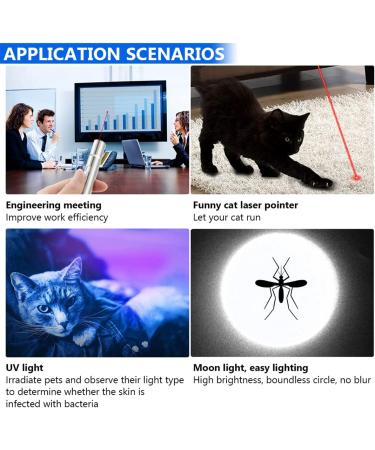 Cat Laser Toy  Dog Laser Pointer for Interactive Toys for Indoor Cats Dogs  Long Range 7 Modes Lazer Projection Playpen for Kitten Outdoor Pet Chaser Tease Stick Training Exercise USB Recharge - Buy Online on GoSupps.com