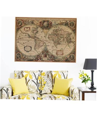 Housoutil Coffee Decor Retro Poster Retro Decor Coffee Wall Decor Decals Wall Poster Mural Kraft Paper Artwork As Shown medium - Buy Online on GoSupps.com