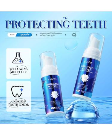 Teeth Whitening Toothpaste Foam 60ml | Bright White Teeth Mousse for Stain Removal - 1PC - Buy Online on GoSupps.com