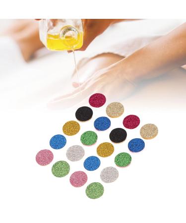 20 Pack Essential Oil Diffuser Refill Pads - 0.8 Inch Felt Replacement for Aromatherapy Necklaces Bracelets & Trailers - Buy Online on GoSupps.com