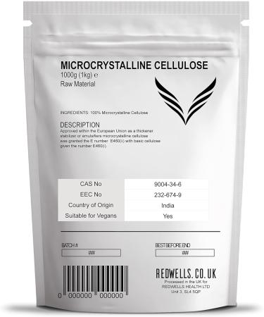 REDWELLS Tablet Excipients Microcrystalline Cellulose Powder Pack of 1 kg - Buy Online on GoSupps.com
